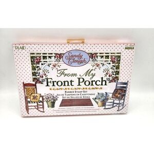 Sandy Clough From My Front Porch Rubber Stamp Set 2002 Scrapbook New Sealed
